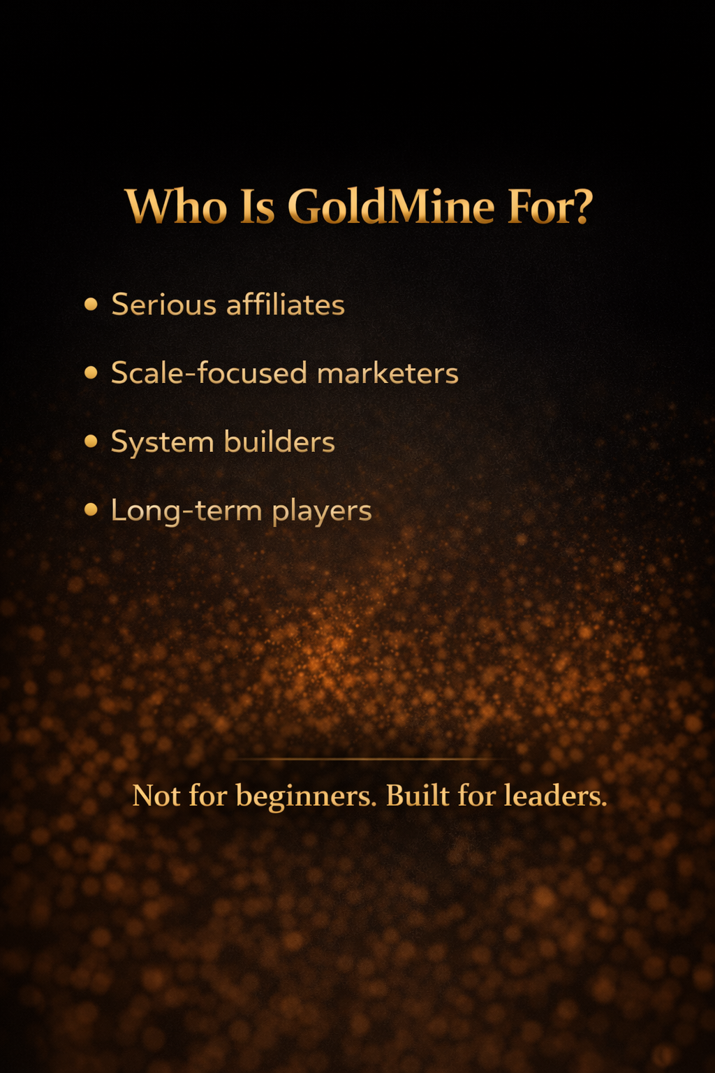 GoldMine Affiliate Domination System – Complete Funnel, Psychology & Scaling Infrastructure