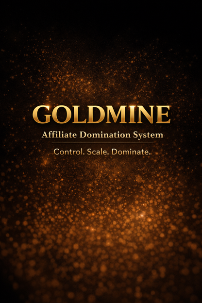 GoldMine Affiliate Domination System – Complete Funnel, Psychology & Scaling Infrastructure