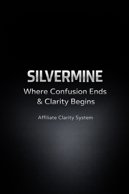 SilverMine Affiliate System – Step-by-Step Clarity Blueprint for Confused & Struggling Affiliates